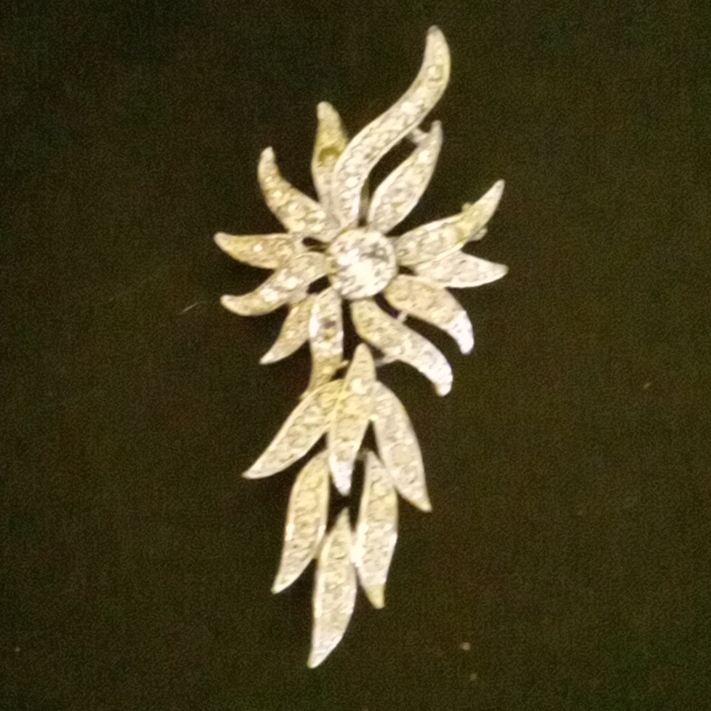 Crystal Brooch